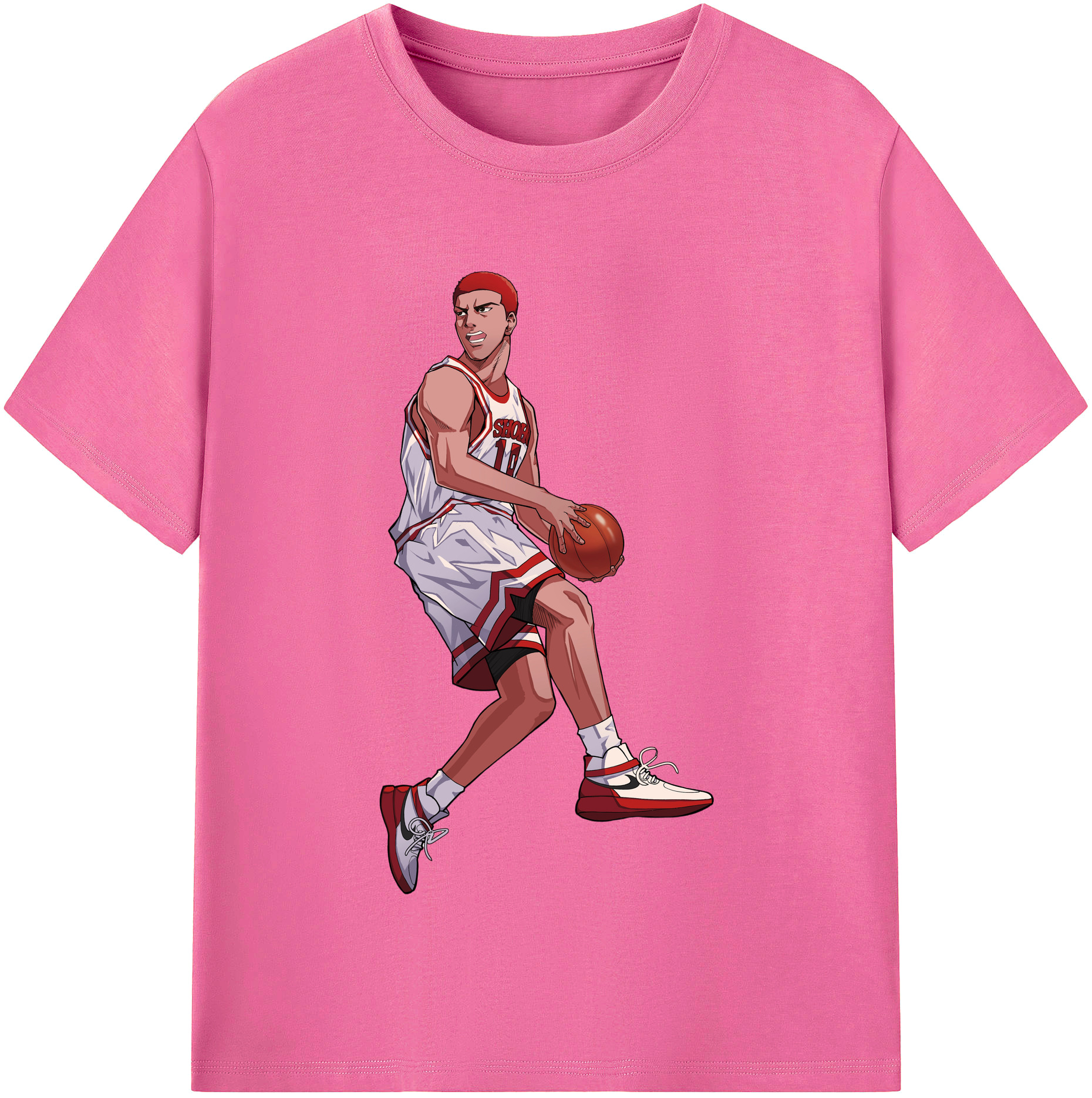 （画像用） SLAM DUNK／スラムダンク レディースカジュアルプリントTシャツ（綿100％）